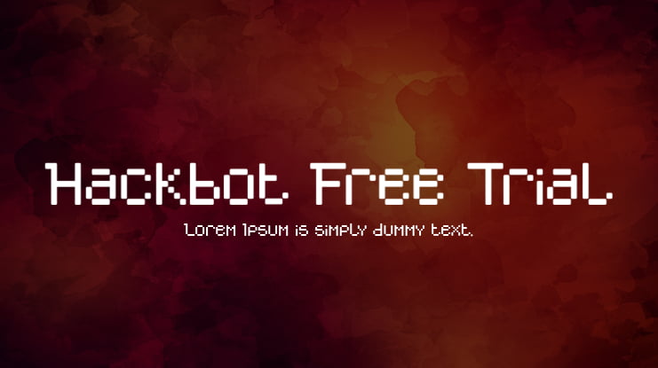 Hackbot Free Trial Font