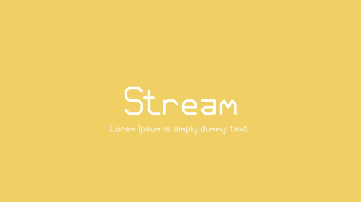 Stream Font