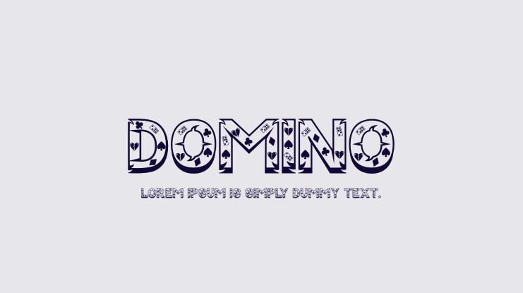 DOMINO Font