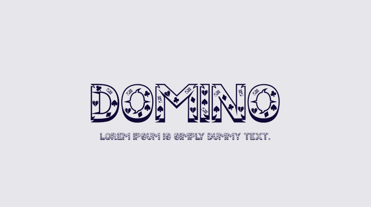 DOMINO Font
