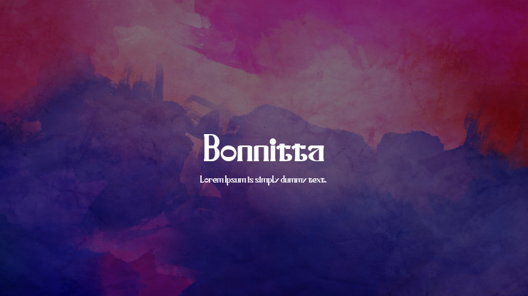 Bonnitta Font