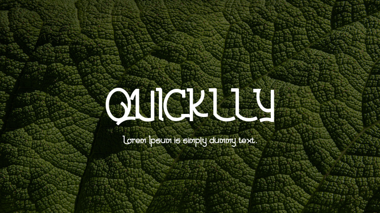 QUICKLLY Font