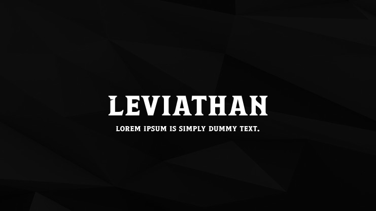 Leviathan Font Family