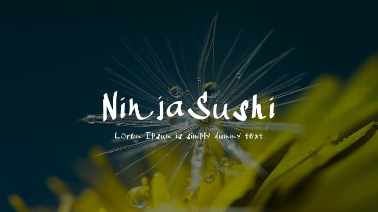 NinjaSushi Font