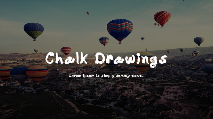 Chalk Drawings Font
