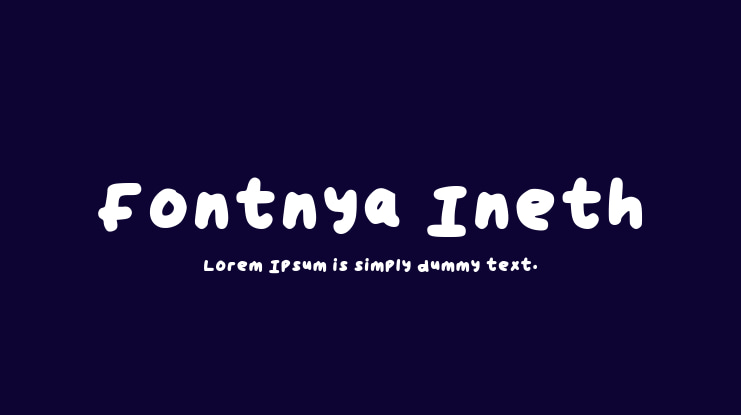 Fontnya Ineth Font