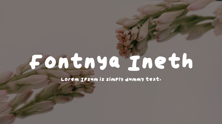 Fontnya Ineth Font