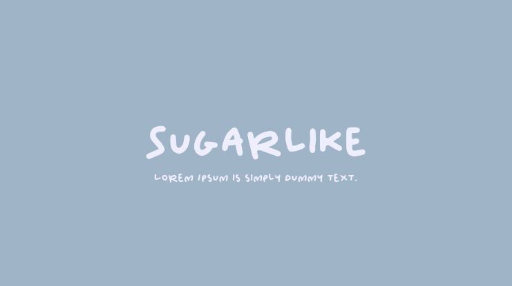 Sugarlike Font