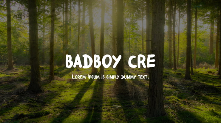 badboy cre Font