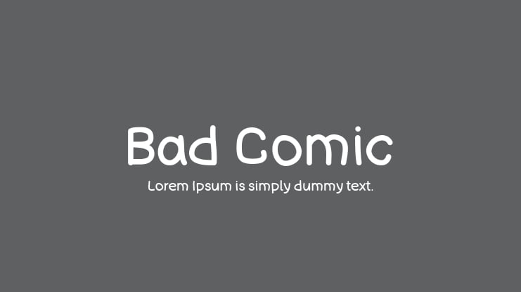 Bad Comic Font