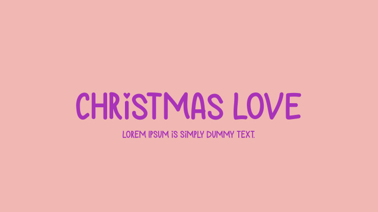 Christmas Love Font