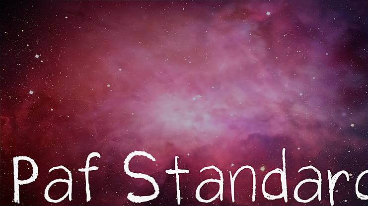 Paf Standard Font