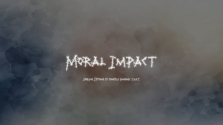 Moral Impact Font