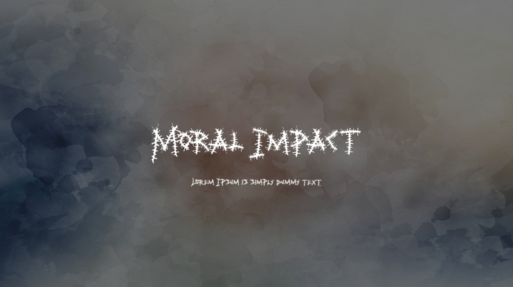 Moral Impact Font