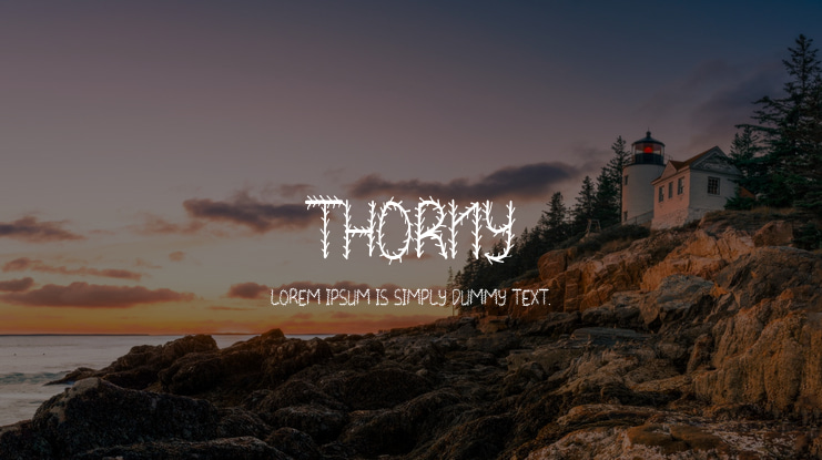 THORNY Font