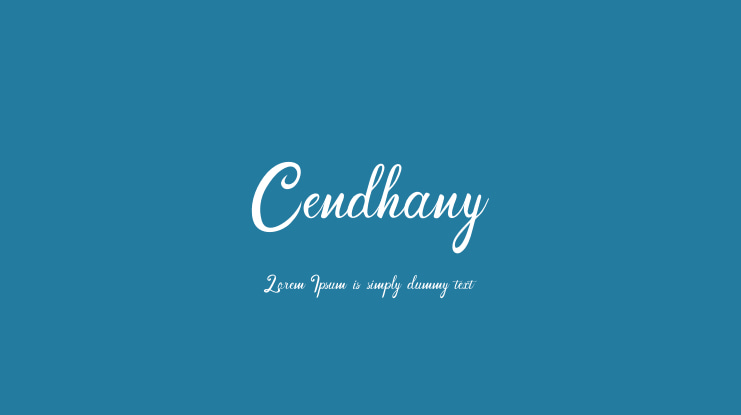 Cendhany Font