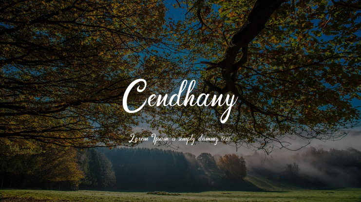 Cendhany Font
