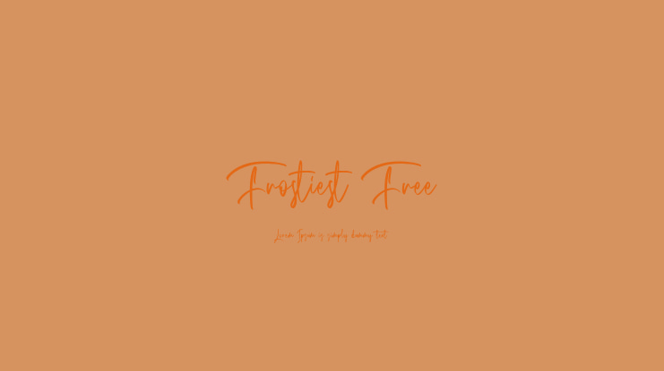 Frostiest Free Font