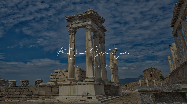 Author Signature Font