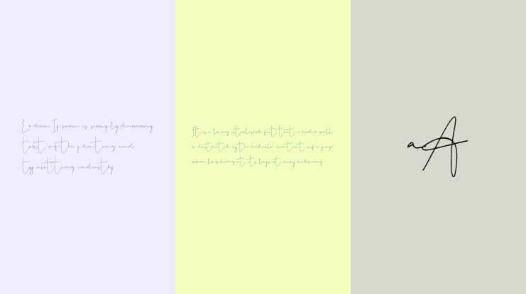 Author Signature Font