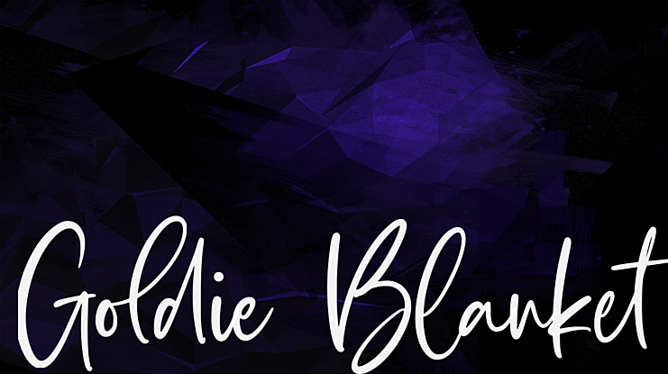 Goldie Blanket Font