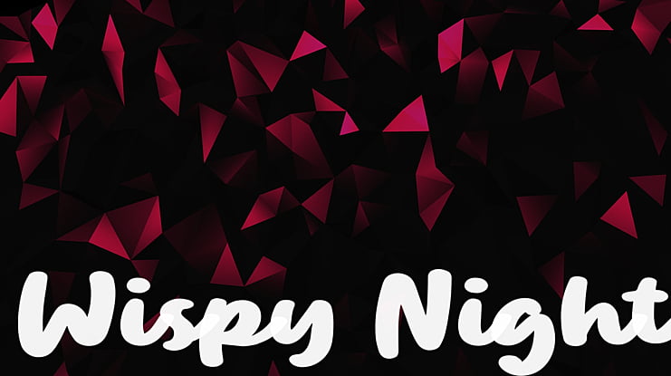 Wispy Night Font