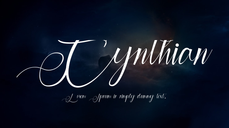 Cynthian Font