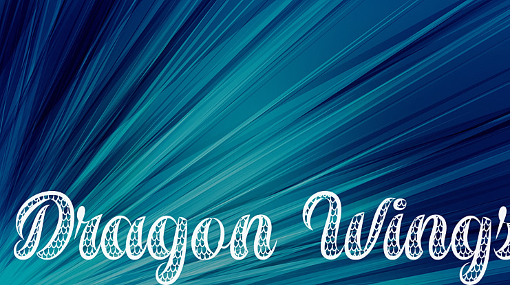 Dragon Wings Font