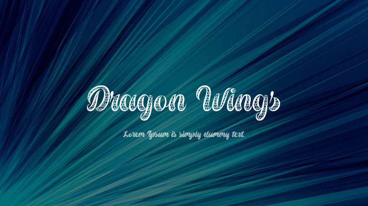 Dragon Wings Font