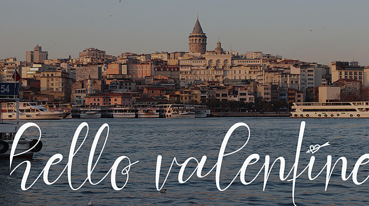 hello valentine Font