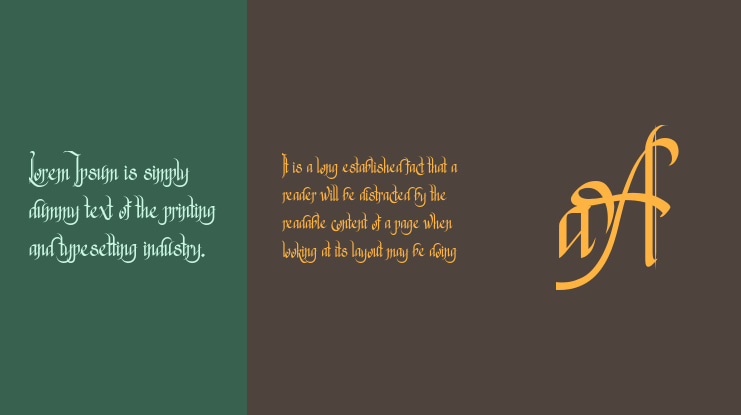 DO David Gothic Dark Font