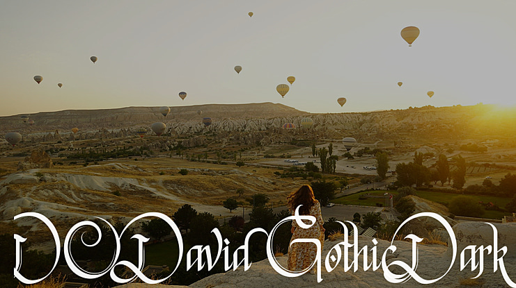DO David Gothic Dark Font