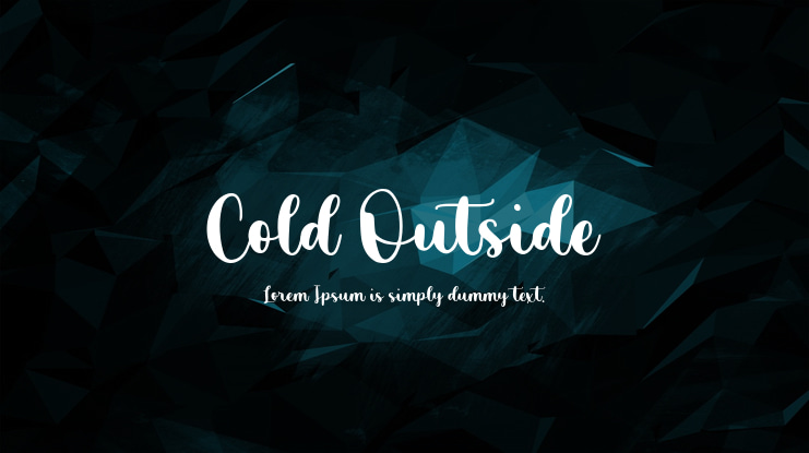 Cold Outside Font