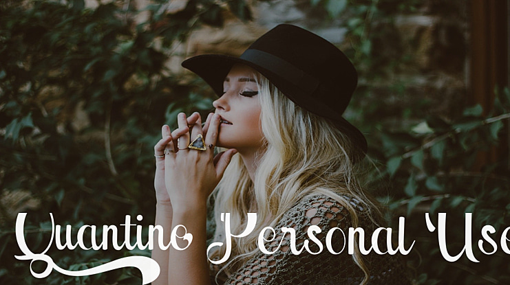 Quantine Personal Use Font