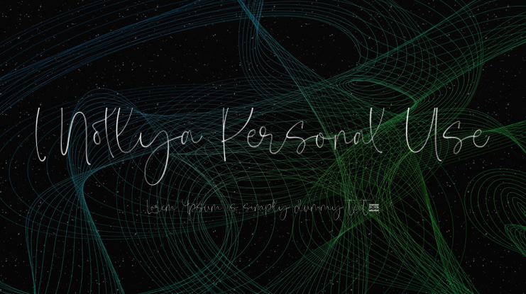 Mollya Personal Use Font