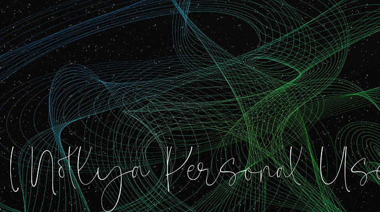 Mollya Personal Use Font