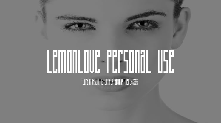 Lemonlove Personal Use Font