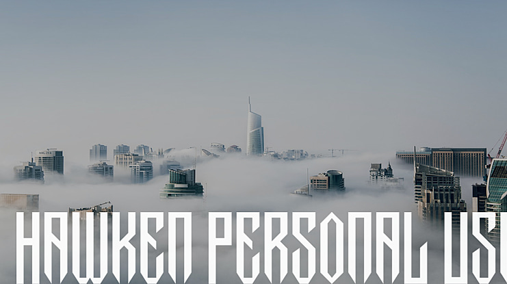 Hawken Personal Use Font