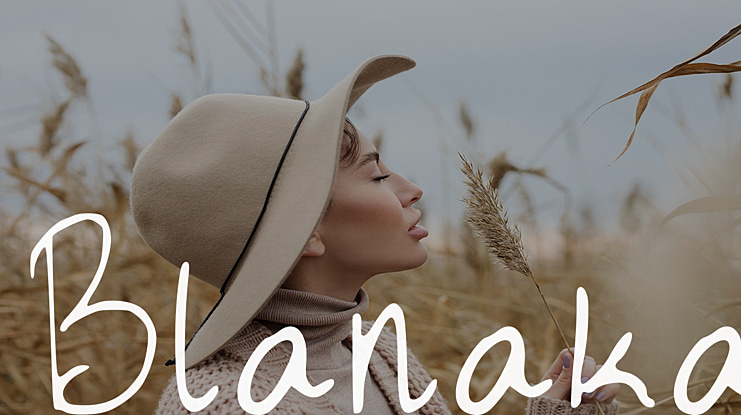 Blanaka Font