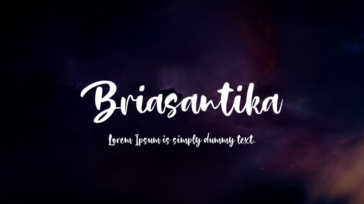 Briasantika Font
