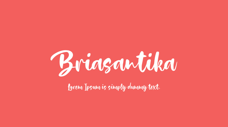Briasantika Font