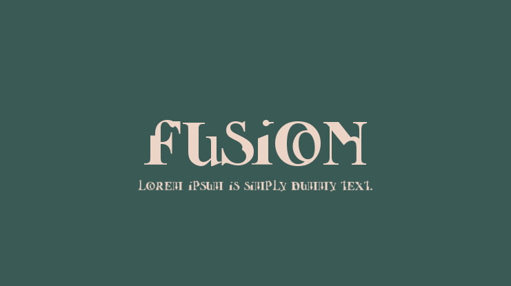 Fusion Font Family
