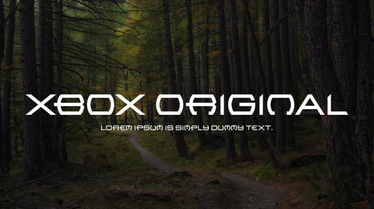 XBOX Original Font