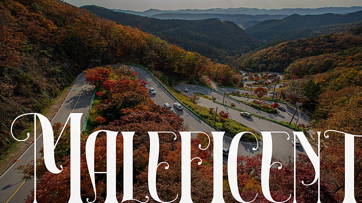 Maleficent Font Family