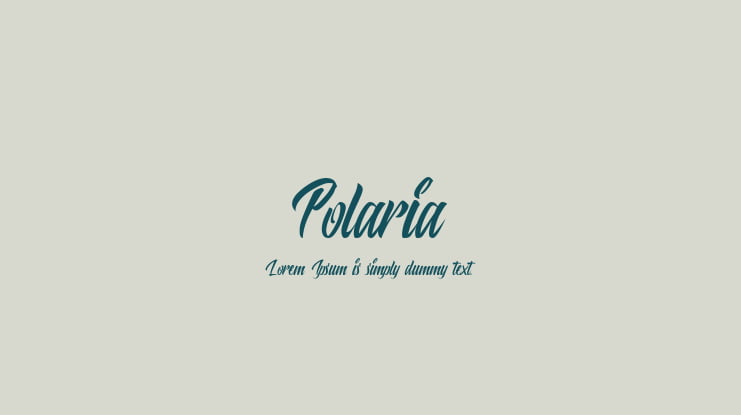 Polaria Font Family