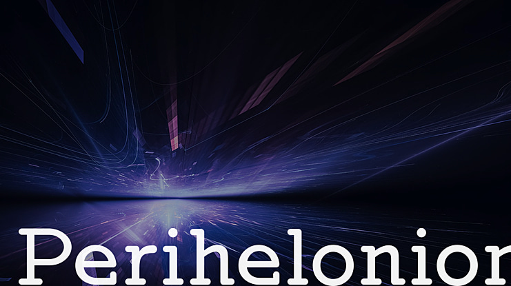 Perihelonion Font