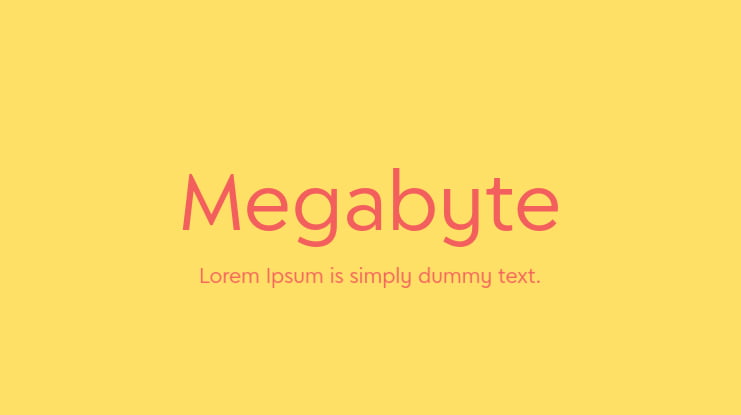 Megabyte Font Family