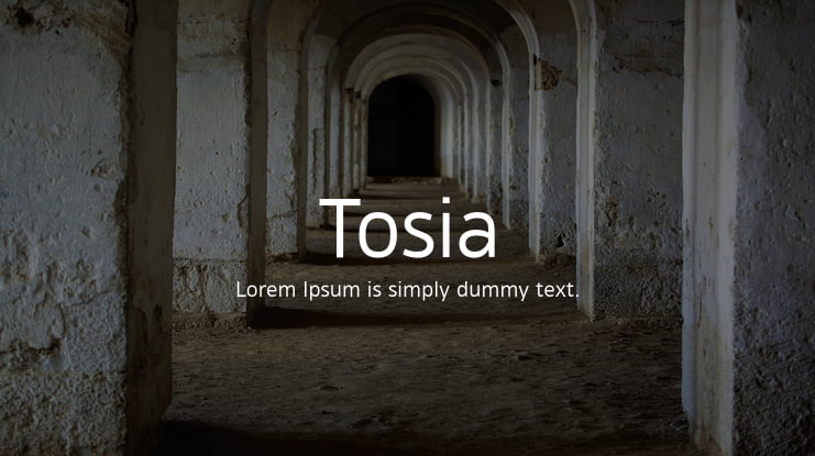 Tosia Font Family