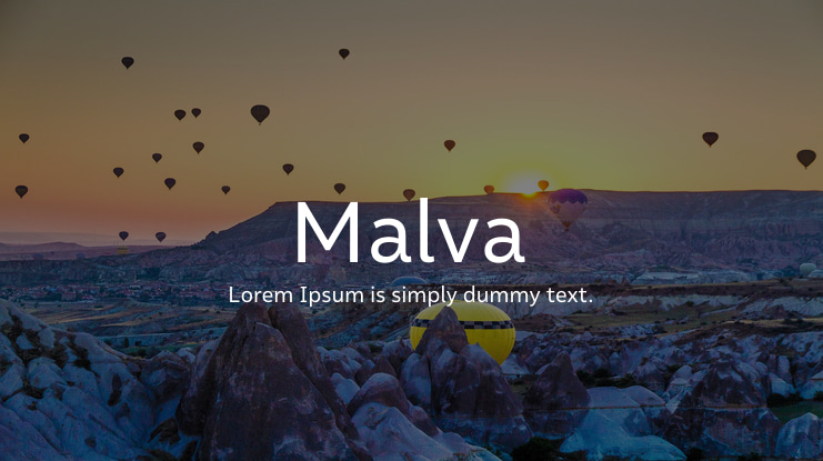 Malva Font Family