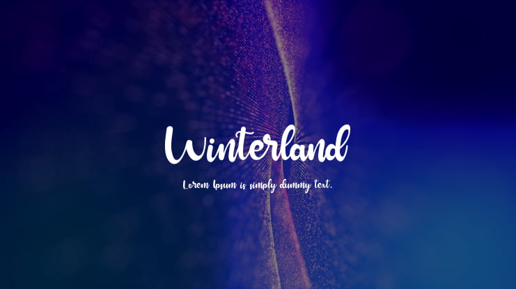 Winterland Font